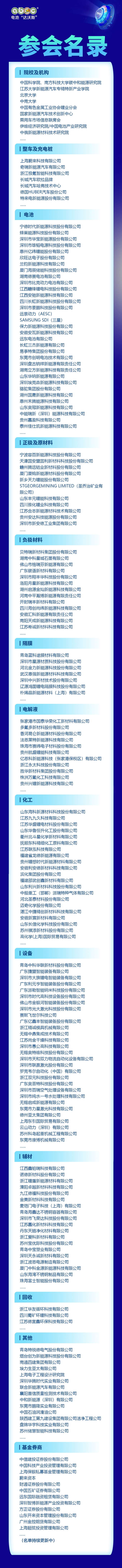大咖云集！ABEC 2023丨第10屆電池“達沃斯”論壇最新參會名錄來啦！