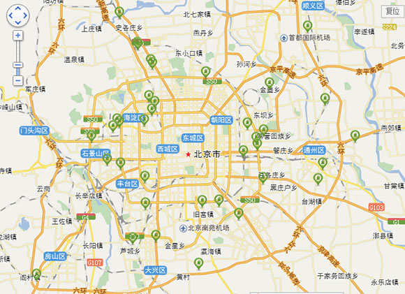 北京電動(dòng)汽車(chē)充電樁分布圖 40家4S店隨便充