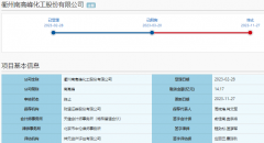 南高峰終止上交所主板IPO 原計(jì)劃募資14億投建六氟磷酸鋰等項(xiàng)目