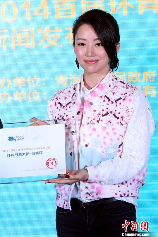青海將辦電動(dòng)汽車挑戰(zhàn)賽潘曉婷任形象大使