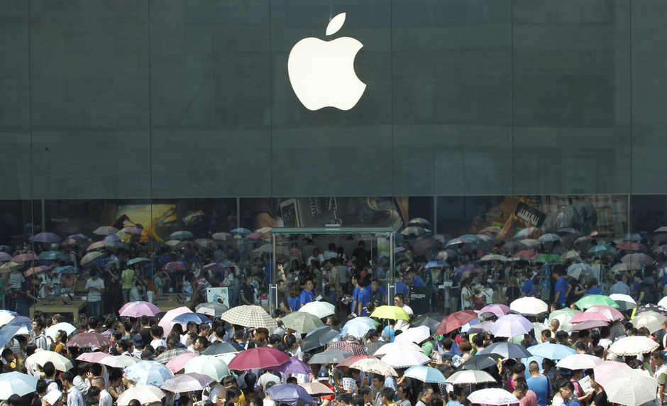 apple雄起！重慶首家蘋果直營開幕三千人排隊搶購