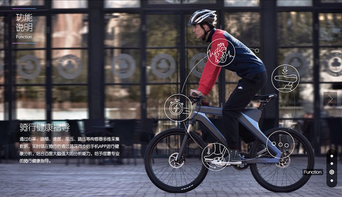 它是一部“Baidu”牌的智能單車。現在，百度給它的官方名稱是“DuBike”。