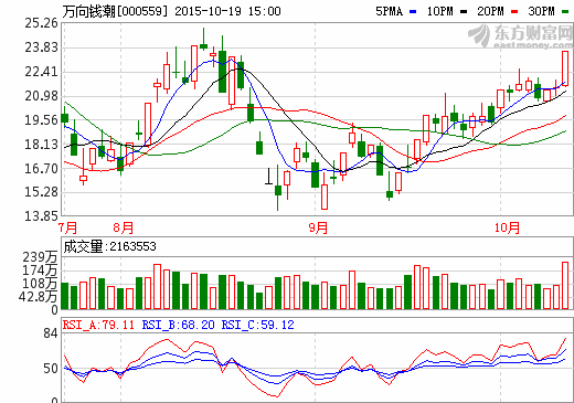 萬向錢潮：1-9月營業(yè)收入72.64億元  證金現(xiàn)身大股東榜