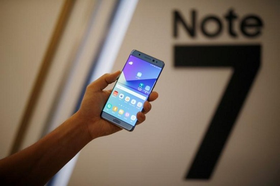 三星Note7客機(jī)上起火 與國(guó)行版采用同樣電池