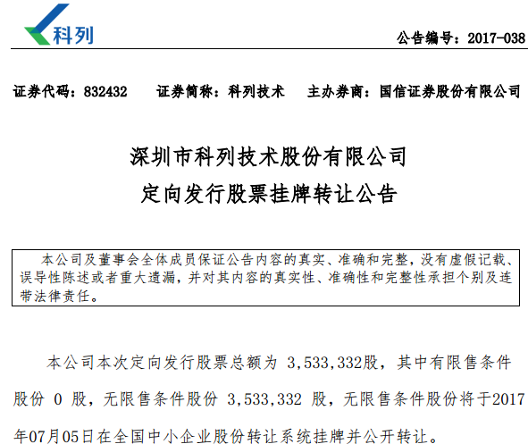 科列技術 科列技術