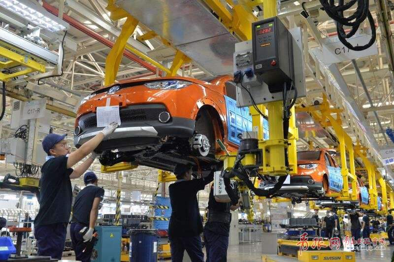 北汽新能源萊西基地總裝車間 北汽新能源萊西基地總裝車間