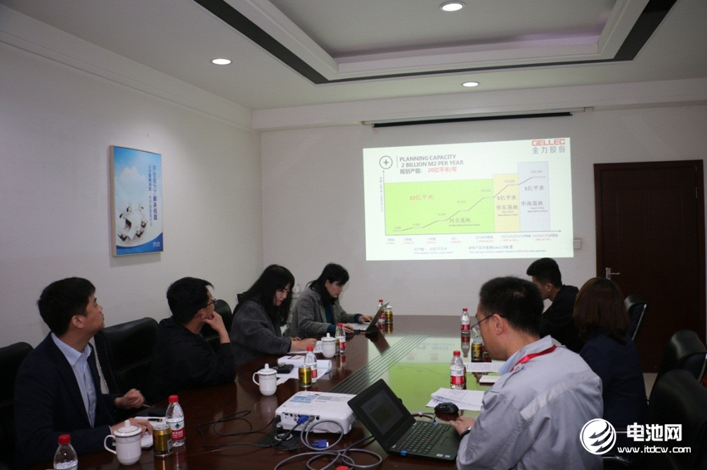 中國電池新能源產(chǎn)業(yè)鏈調(diào)研團(tuán)一行與金力股份相關(guān)領(lǐng)導(dǎo)交流、座談