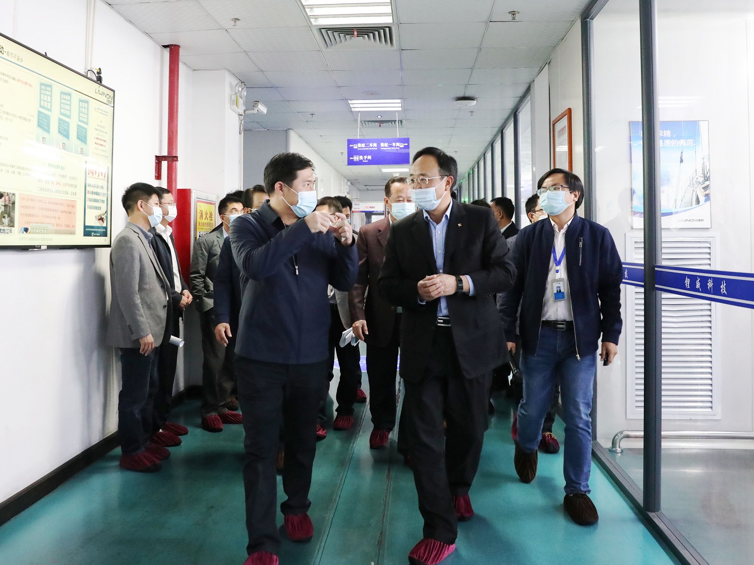 惠州市常務(wù)副市長(zhǎng)何廣延蒞臨欣旺達(dá)博羅園區(qū)調(diào)研