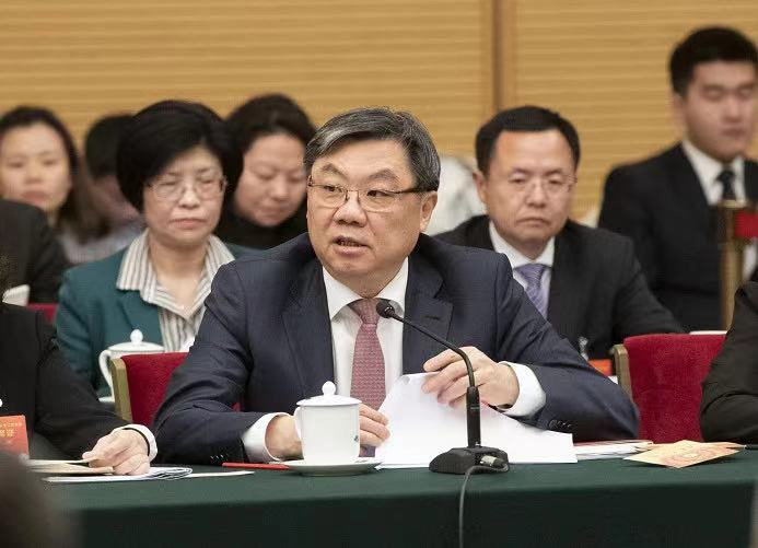 全國人大代表、上汽集團黨委書記、董事長陳虹